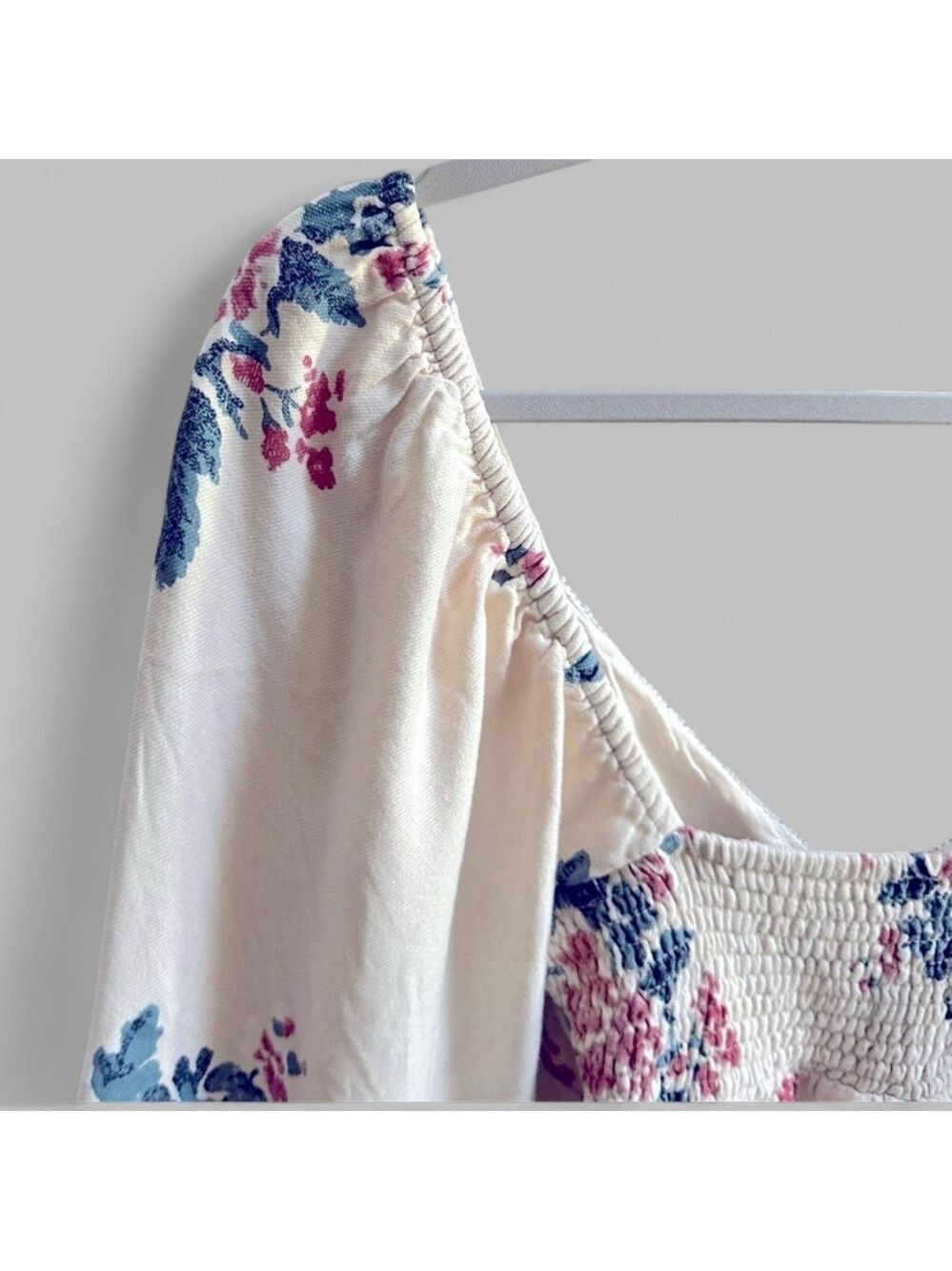 Free People-Francesca Floral Boho Mini Dress-size Small-EUC - Picture 6 of 10